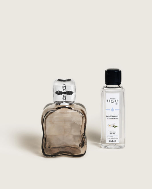 Cosy Brown Lampe Coffret Gift Set • Cozy Musk