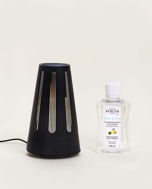 Mist Diffuser Amphora Noire - Zest of Verbena