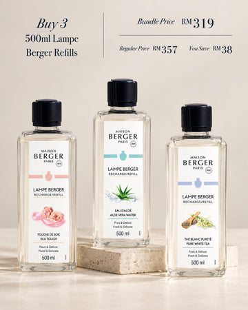 500ml Lampe Refills Trio Bundle