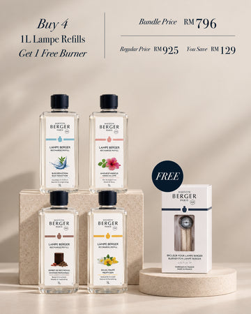 Lampe Refills & Burner Bundle • Buy 4 1L Lampe Refills Get 1 Burner Free