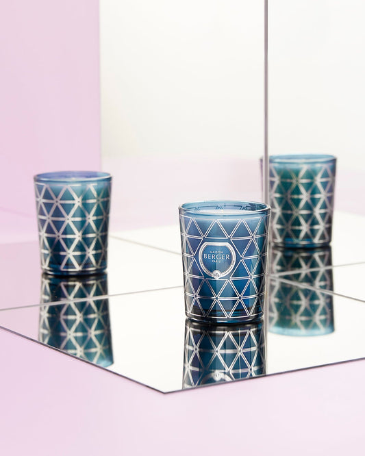 Candle Geode Blue