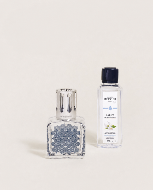 Glaçon Ginkgo Delicate White Musk Lampe Coffret Gift Set