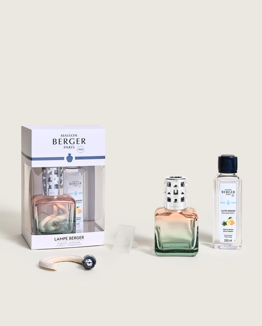 Glaçon Peach/Green Lampe Coffret Gift Set • Zest of Verbena