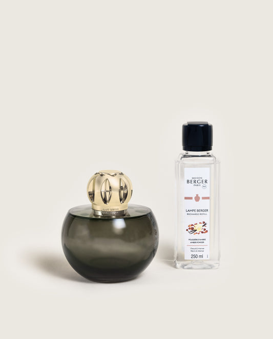 Holly Grey Moss Lampe Coffret Gift Set • Amber Powder