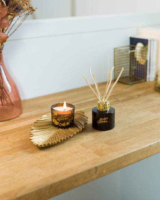 Mini Duo Bouquet & Candle Black by Lolita Lempicka