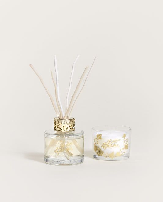 Mini Duo Bouquet & Candle Transparent by Lolita Lempicka