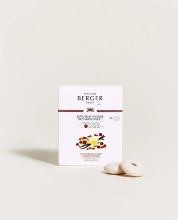 Amber Powder Set of 2 Car Diffuser Refills