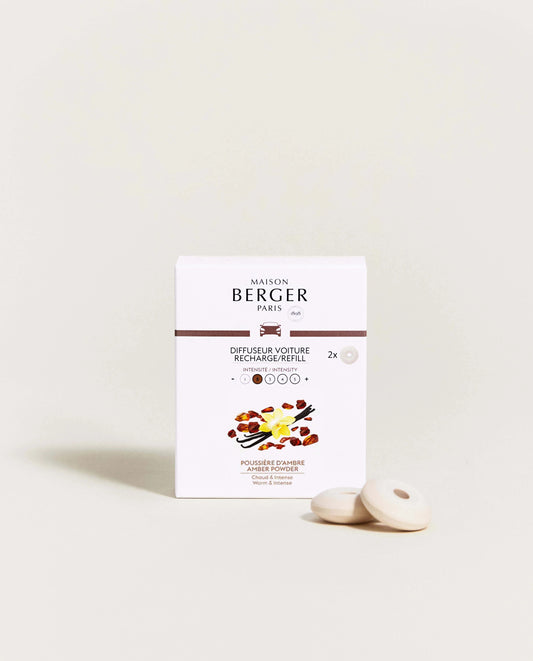 Amber Powder Set of 2 Car Diffuser Refills