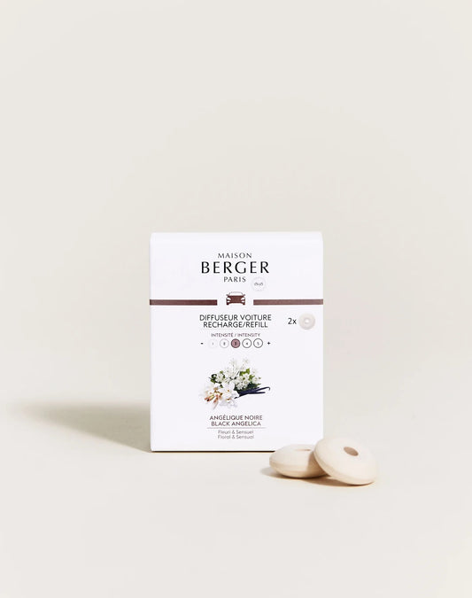 Black Angelica Set of 2 Car Diffuser Refill