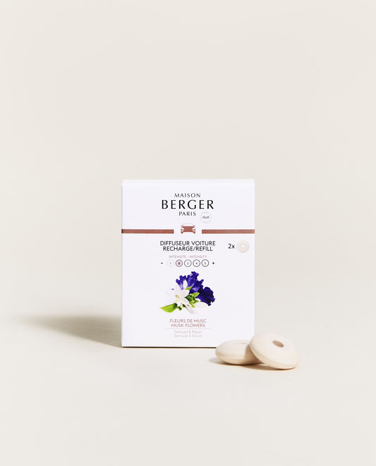 Musk Flower Set of 2 Car Diffuser Refills