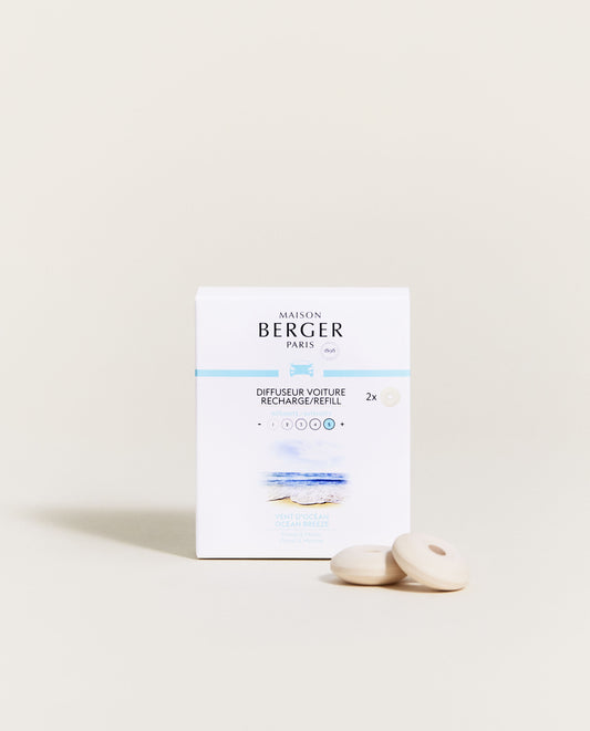 Ocean Breeze Set of 2 Car Diffuser Refill