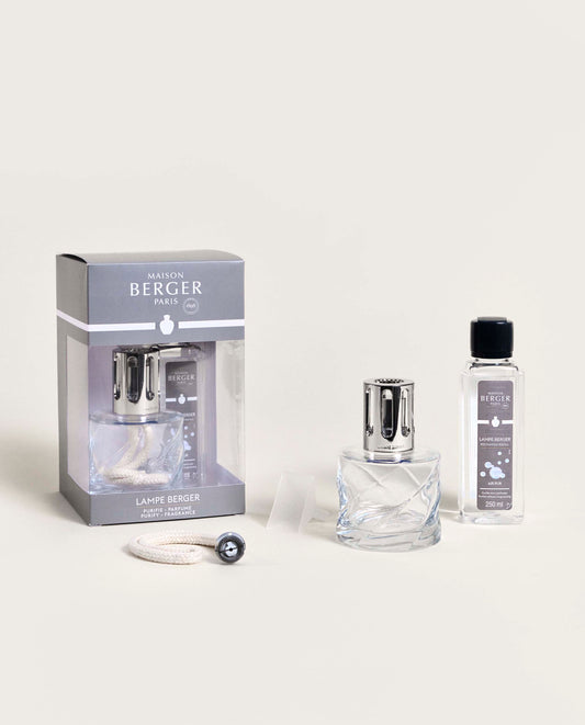 Spirale Transparent Lampe Coffret Gift Set