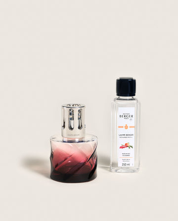 Spirale Rouge Lampe Coffret Gift Set