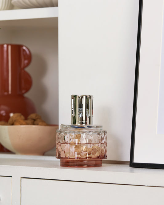 Variation Lampe Rose Amber