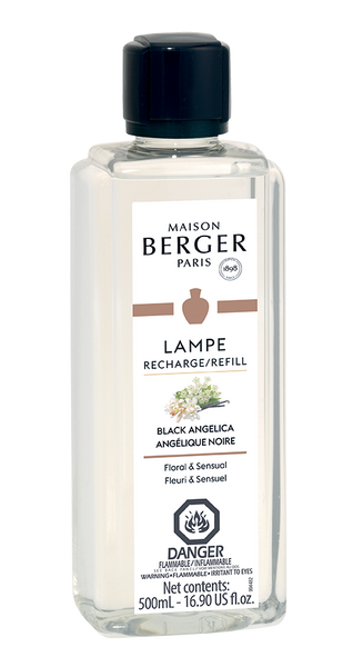 Black Angelica Lampe Refill (500ML) - Maison Berger Paris