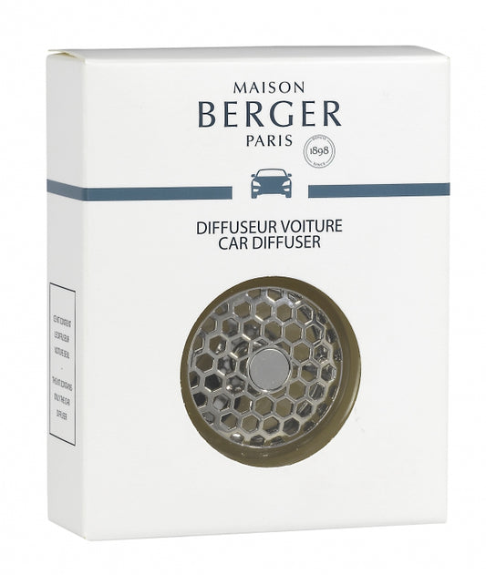 Car Diffuser Vent Clip - Honey Comb Chrome