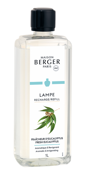 LAMPE BERGER PARIS 緑茶 EUCALYPTUS　アロマランプ オイル付 ランプベルジェ アロマランプ ベル グリーン + ユーカリ